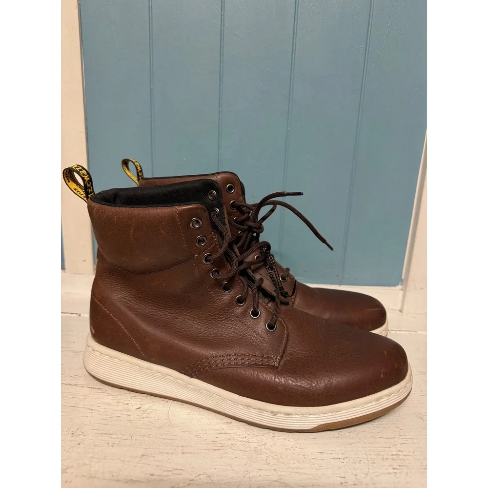 Dr. Martens‎ Rigal Brown Leather 8-Eye Boots Mens 11 21859201